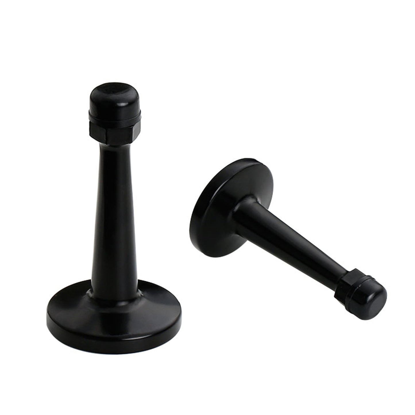 The Heavyweight Wall-Mounted Door Stop — Matte Black