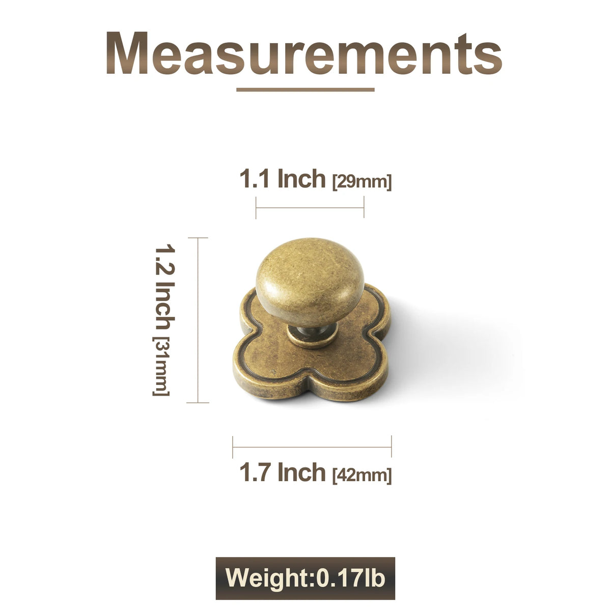 The Éclat Cabinet Knob — Satin Nickel & Brushed Brass