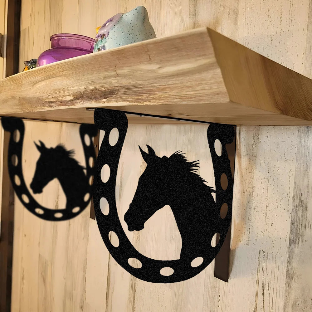 The L-Shaped Shelf Bracket (Set of 2) — Matte Black