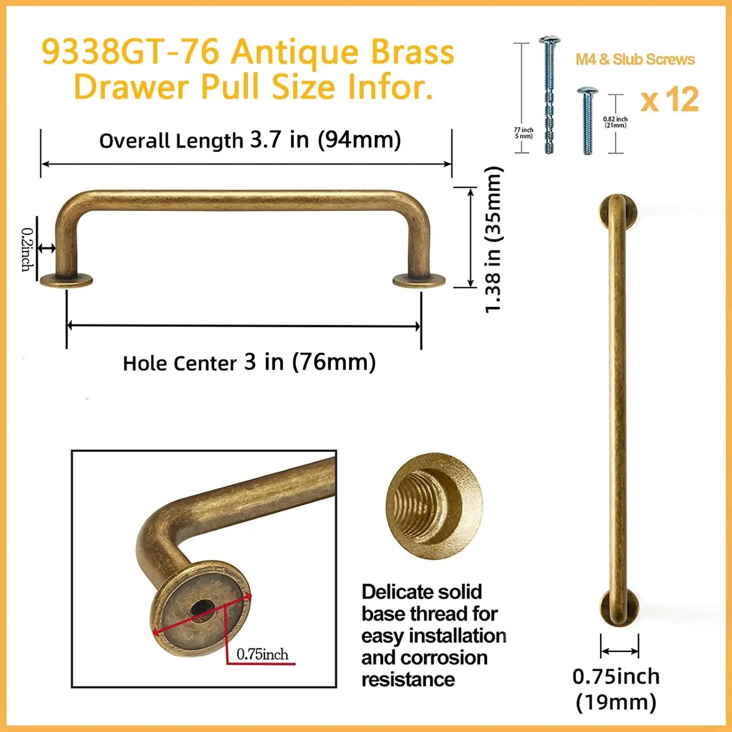 The Heritage Drawer Bar Pull — Satin Nickel