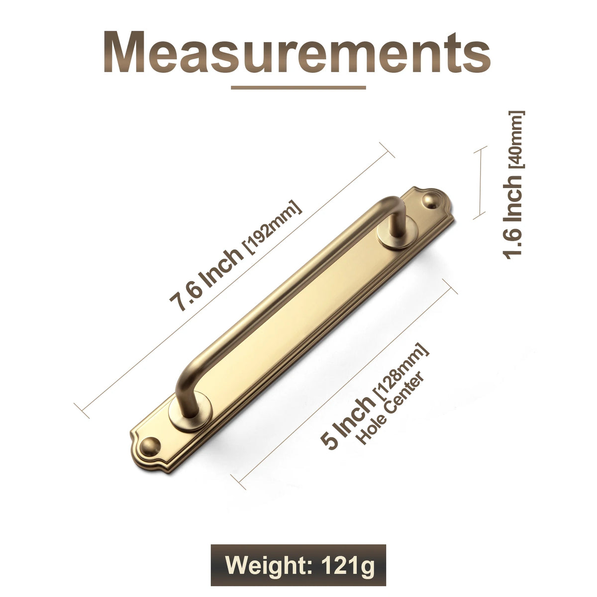 The Heritage Drawer Bar Pull — Satin Nickel