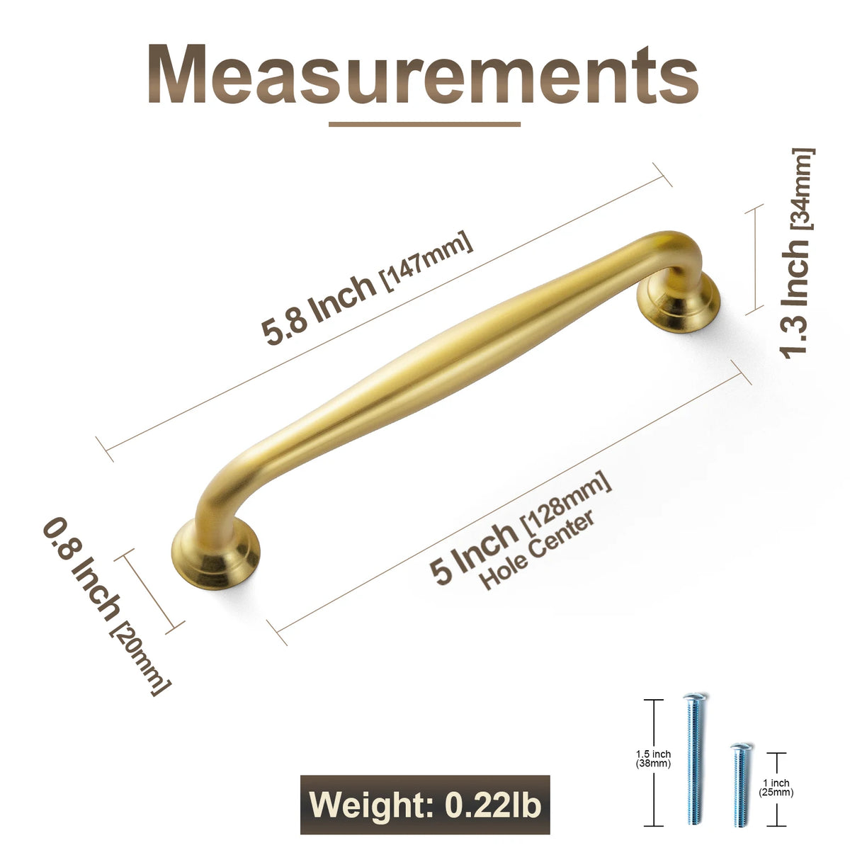 The Éclat Cabinet Knob — Satin Nickel & Brushed Brass