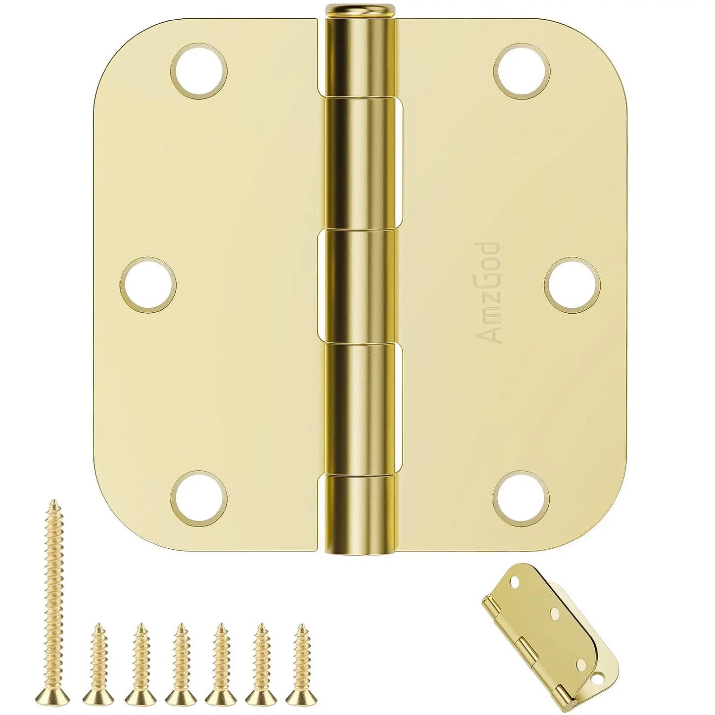 The Ball-Bearing Butt Hinge (Set of 30), 3.5" x 3.5" — Matte Black