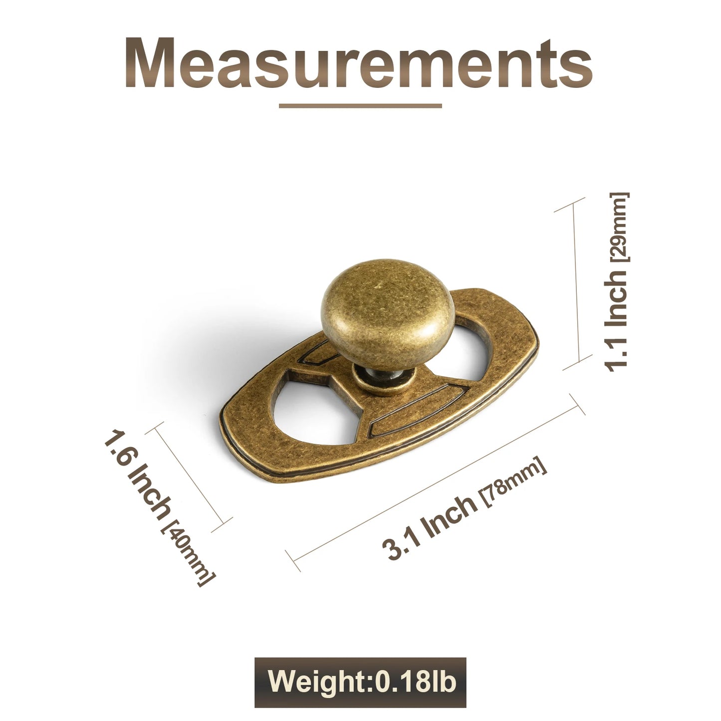The Éclat Cabinet Knob — Satin Nickel & Brushed Brass