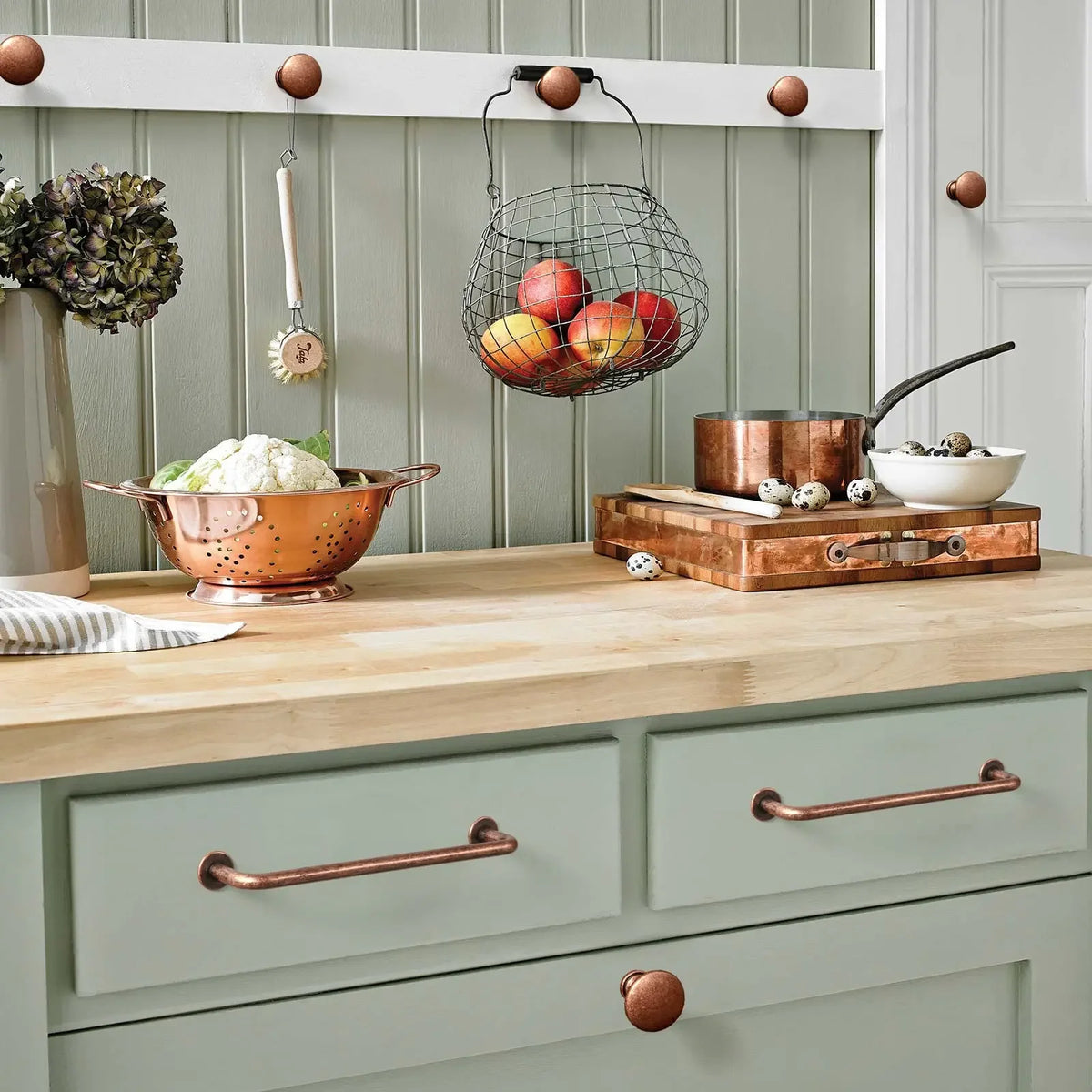 The Heritage Drawer Bar Pull — Satin Nickel