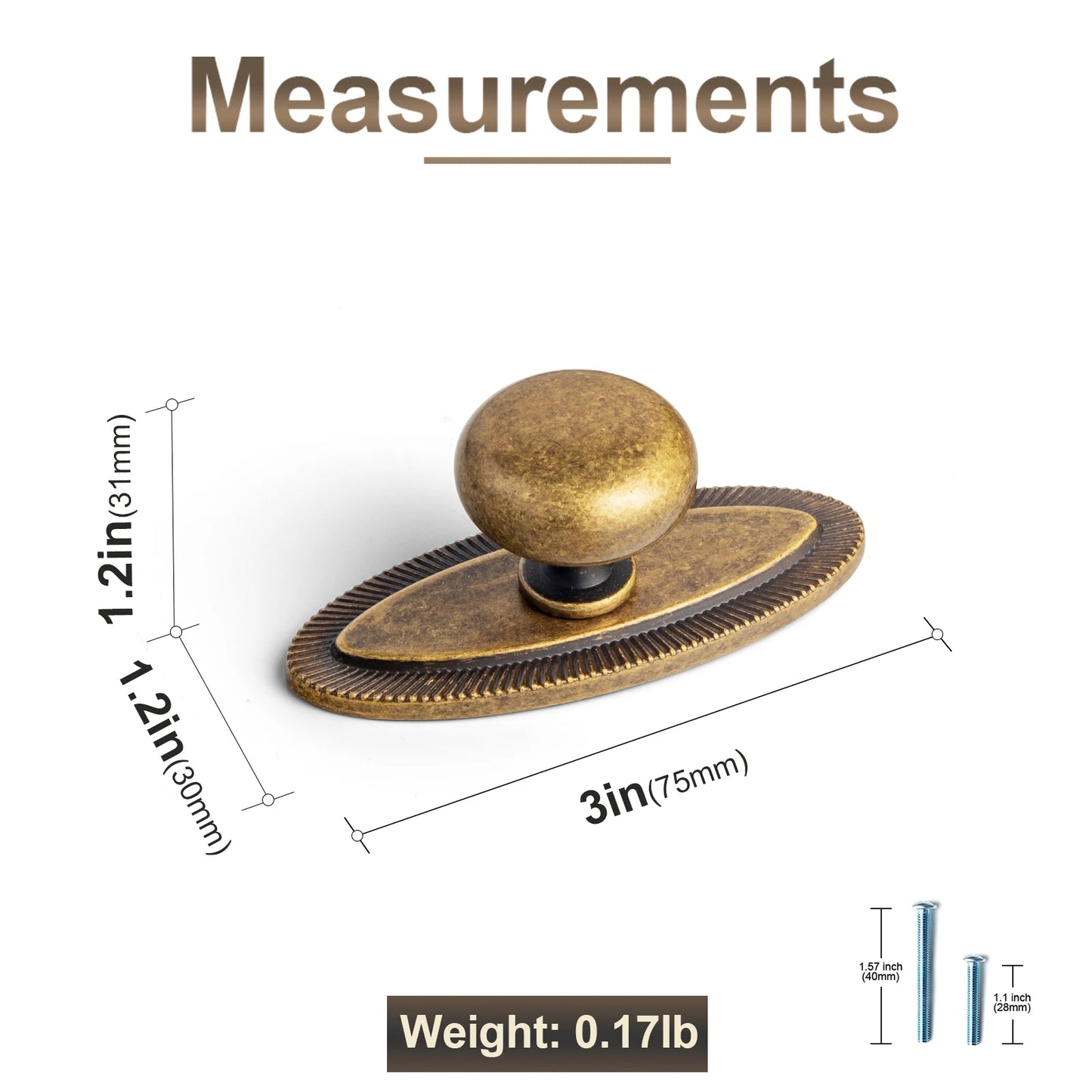 The Éclat Cabinet Knob — Satin Nickel & Brushed Brass