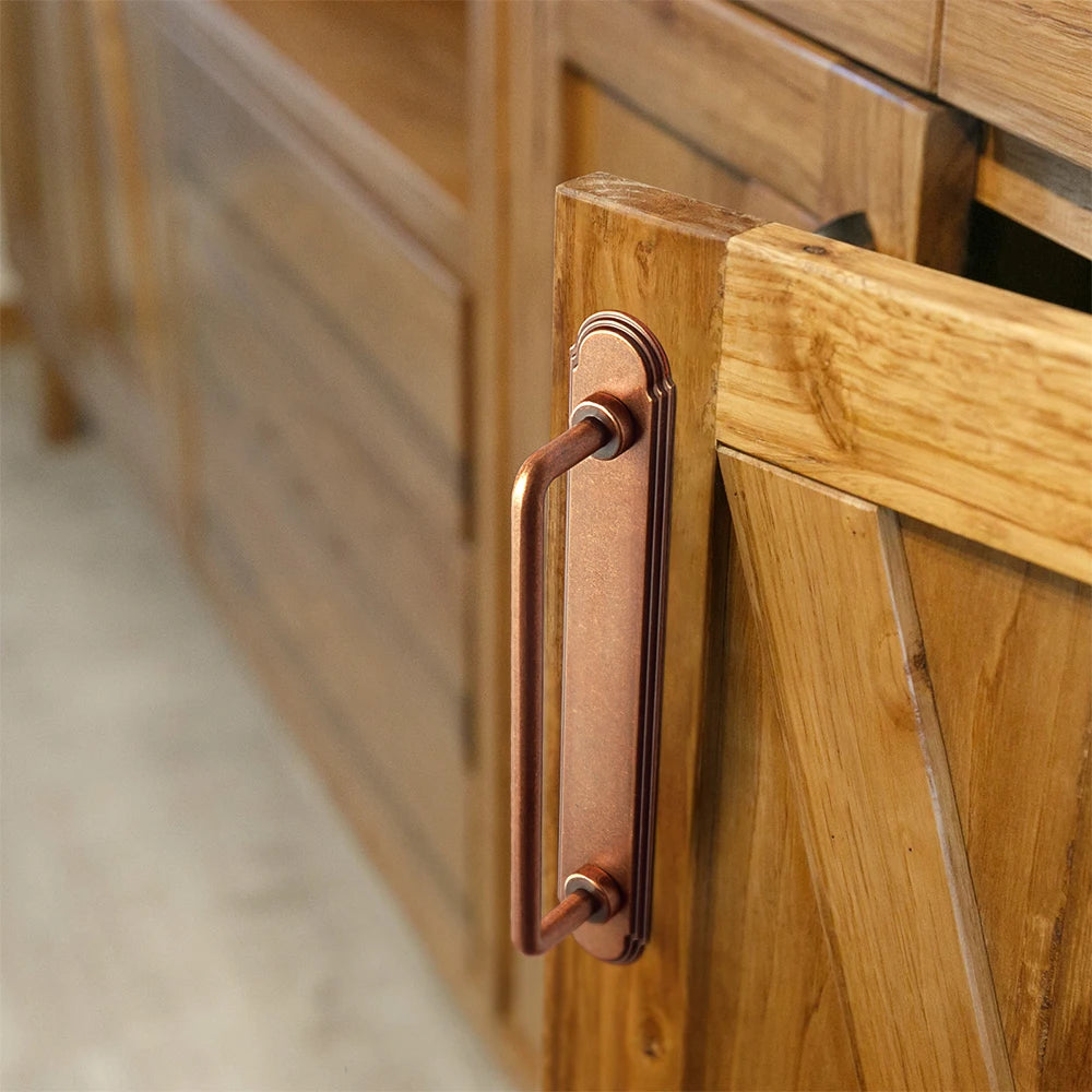 The Orbit Rim Backplate Cabinet Bar Pull (Set of 2) — Oil-Rubbed Bronze, Matte Black & Brushed Brass