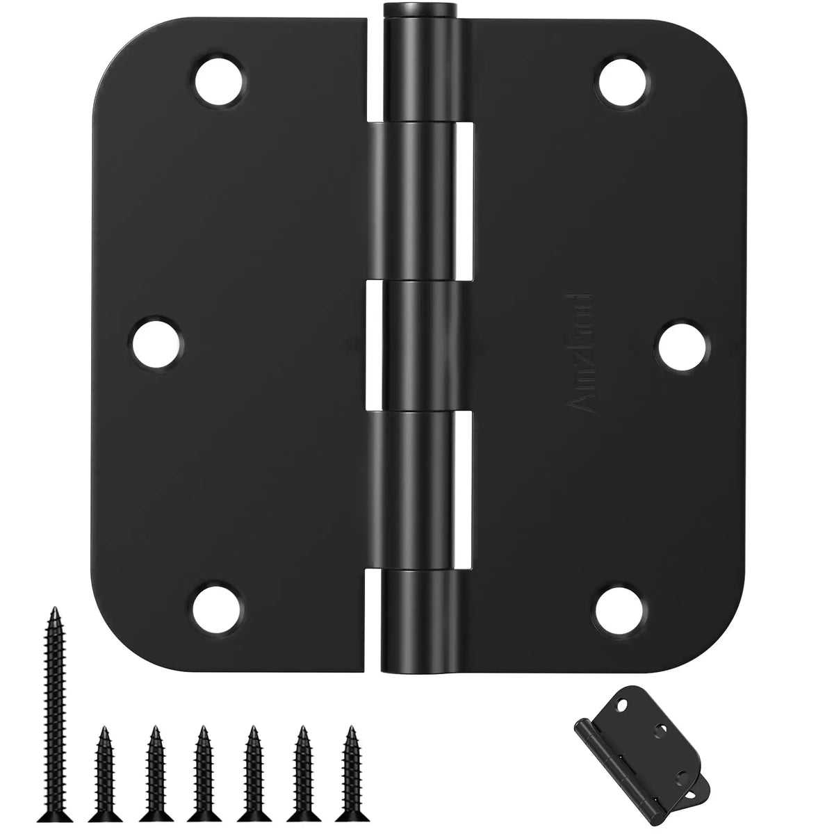 The Ball-Bearing Butt Hinge (Set of 30), 3.5" x 3.5" — Matte Black