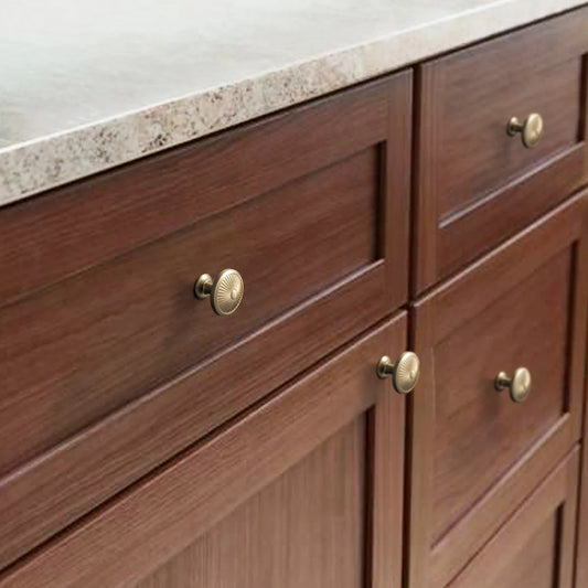 The Modern Dresser Knob (6-Pack) — Brushed Brass