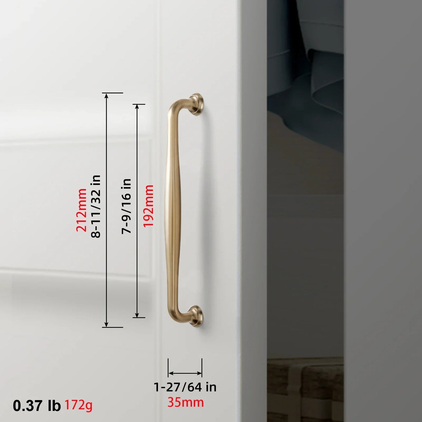 The Éclat Cabinet Knob — Satin Nickel & Brushed Brass