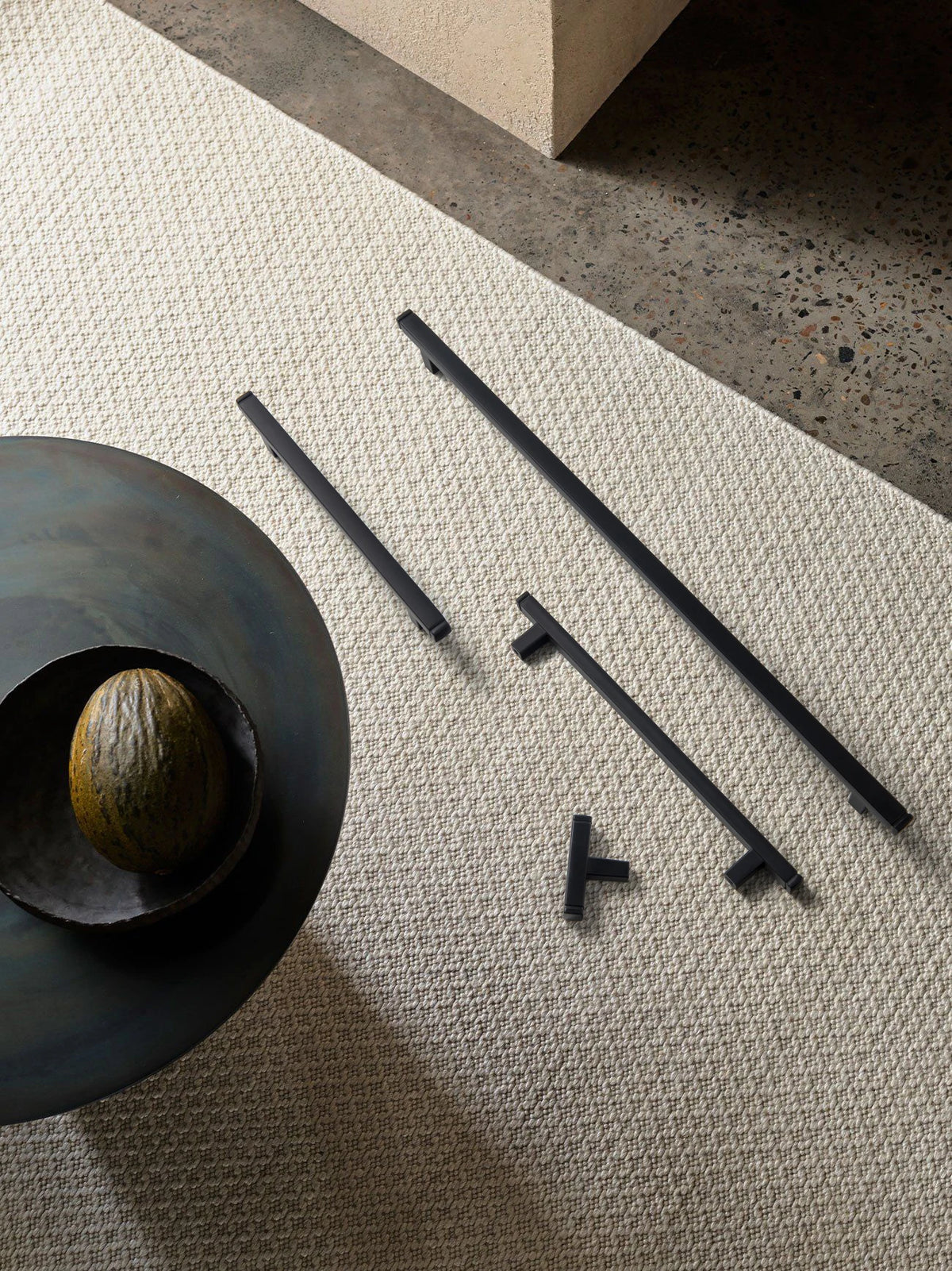 The Modern Multi-Size Cabinet Bar Pull (6-Pack) — Brushed Brass