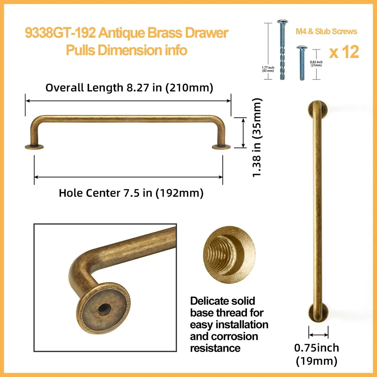 The Heritage Drawer Bar Pull — Satin Nickel
