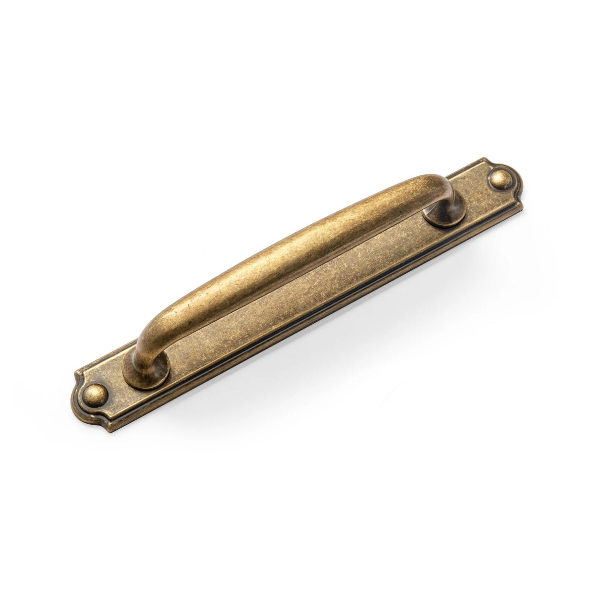The Spacer Backplate Cabinet Bar Pull (Set of 2) — Brushed Brass
