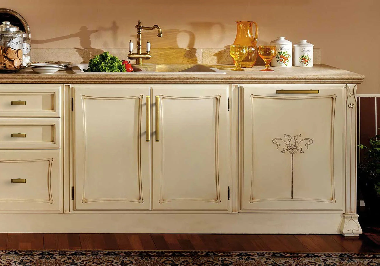 The Modern Multi-Size Cabinet Bar Pull (6-Pack) — Brushed Brass