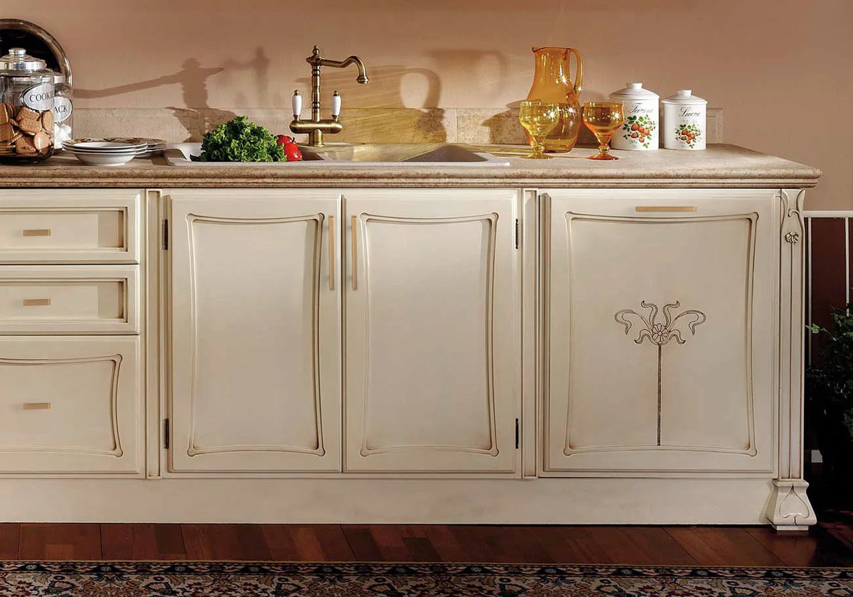 The Modern Multi-Size Cabinet Bar Pull (6-Pack) — Brushed Brass