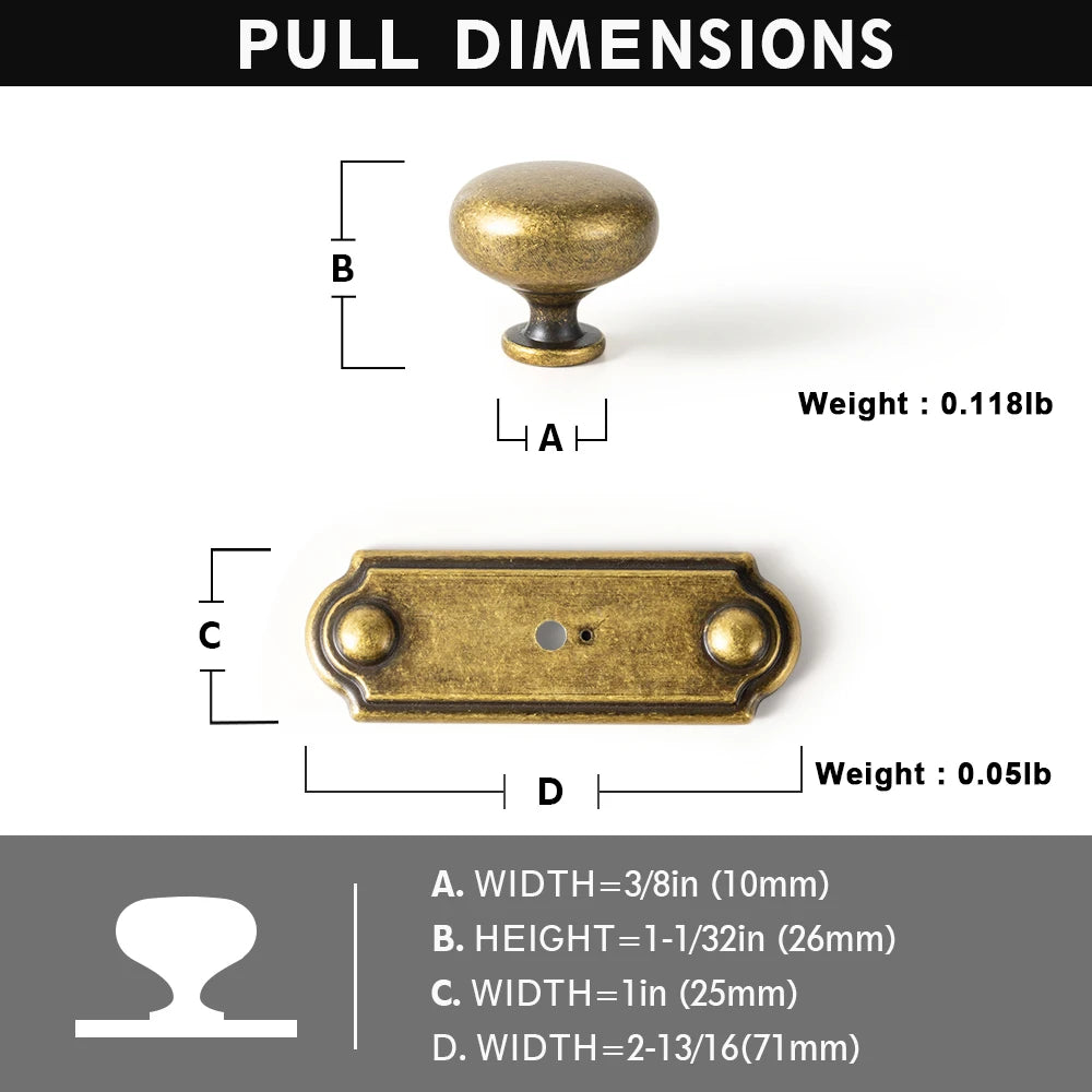 The Éclat Cabinet Knob — Satin Nickel & Brushed Brass