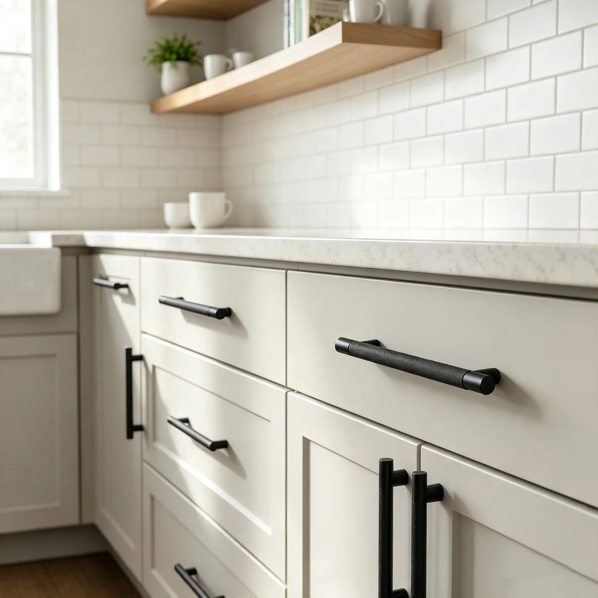 The Studio American Cabinet Bar Pull (10-Pack) — Matte Black