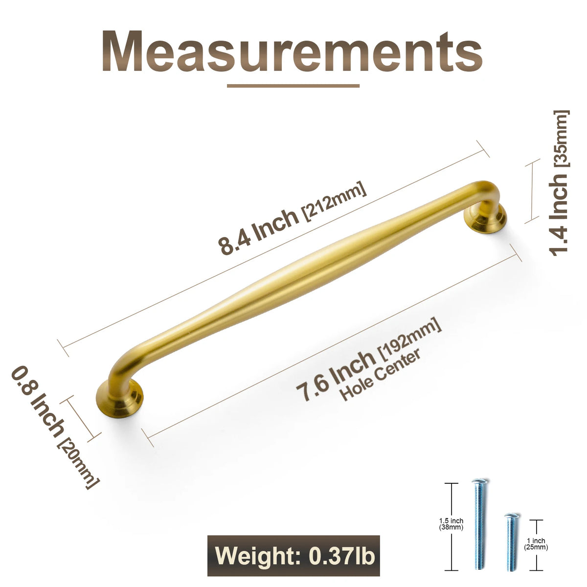 The Éclat Cabinet Knob — Satin Nickel & Brushed Brass