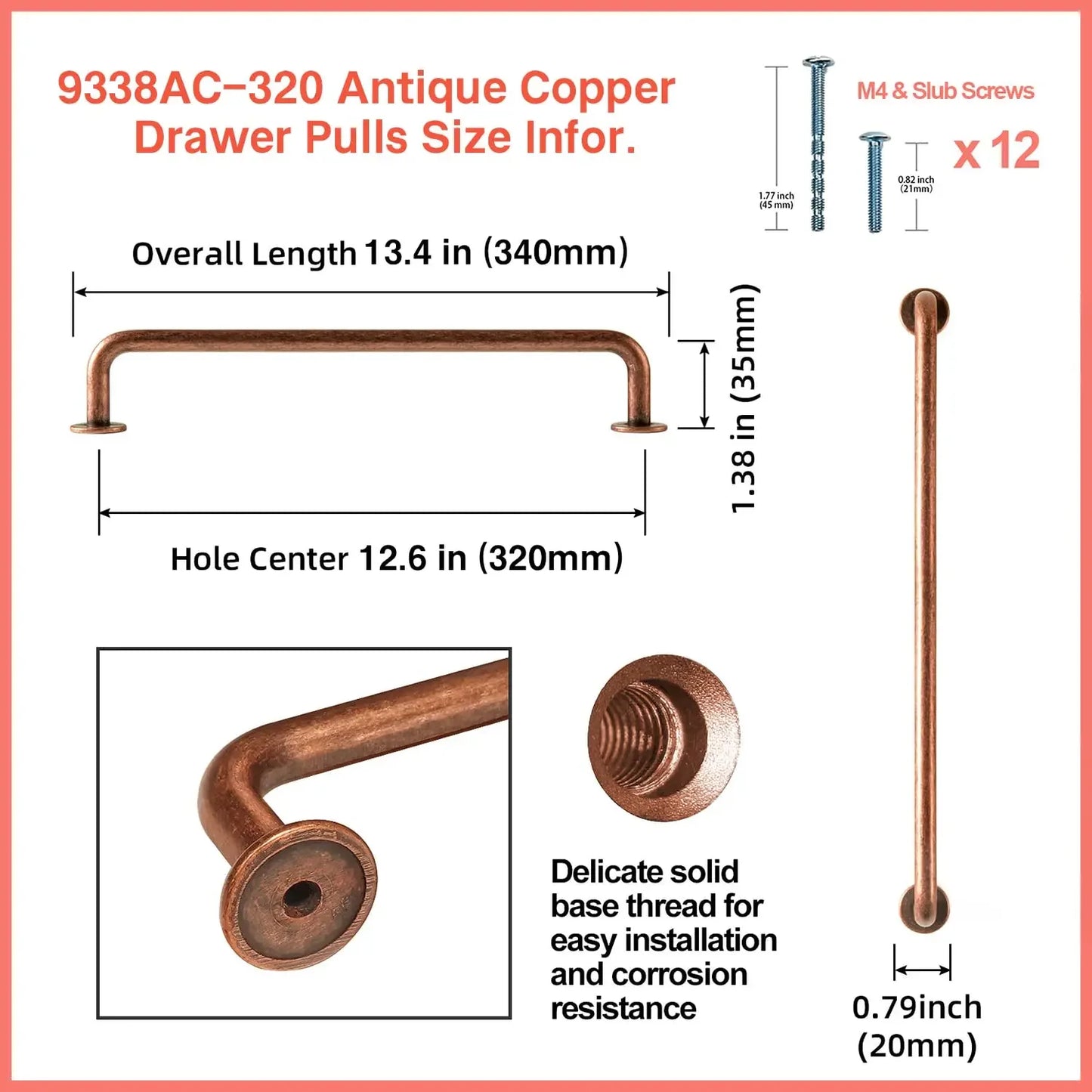 The Heritage Drawer Bar Pull — Satin Nickel