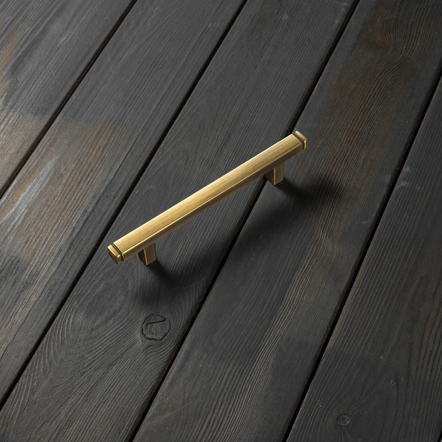 The Modern Multi-Size Cabinet Bar Pull (6-Pack) — Brushed Brass