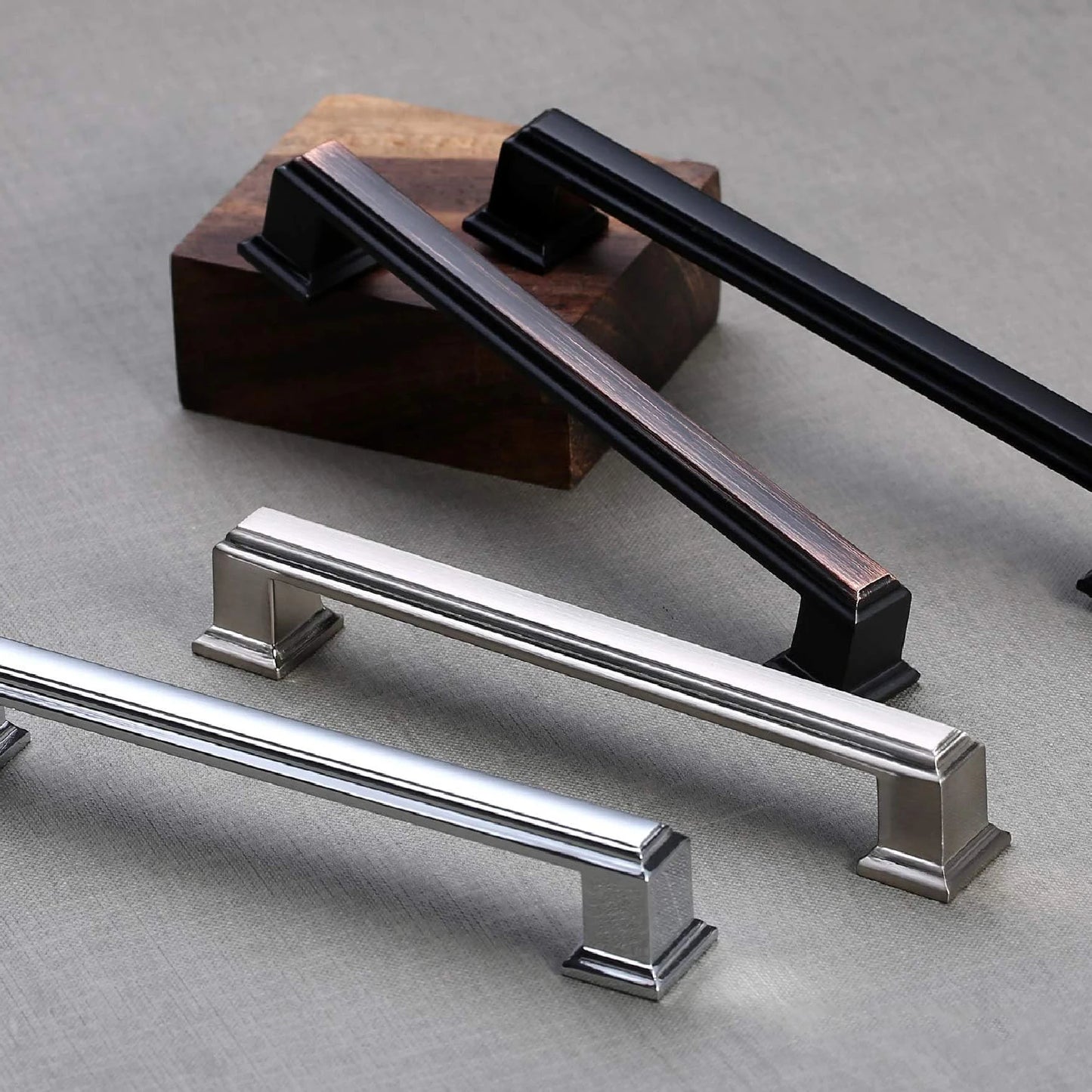 The Studio Minimalist Cabinet Bar Pull (10-Pack) — Matte Black