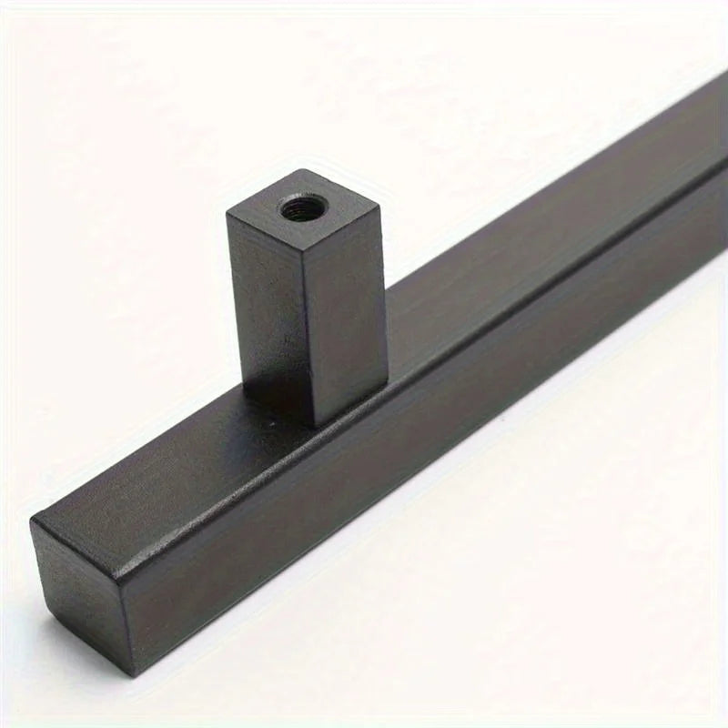 The Flush-Mount Sliding Barn Door Handle — Matte Black