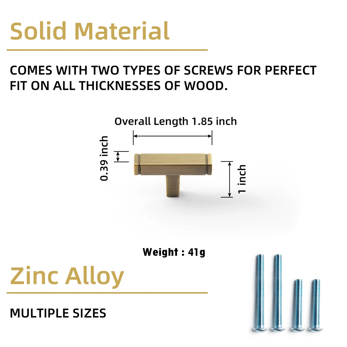 The Straight Drawer Bar Pull — Oil-Rubbed Bronze