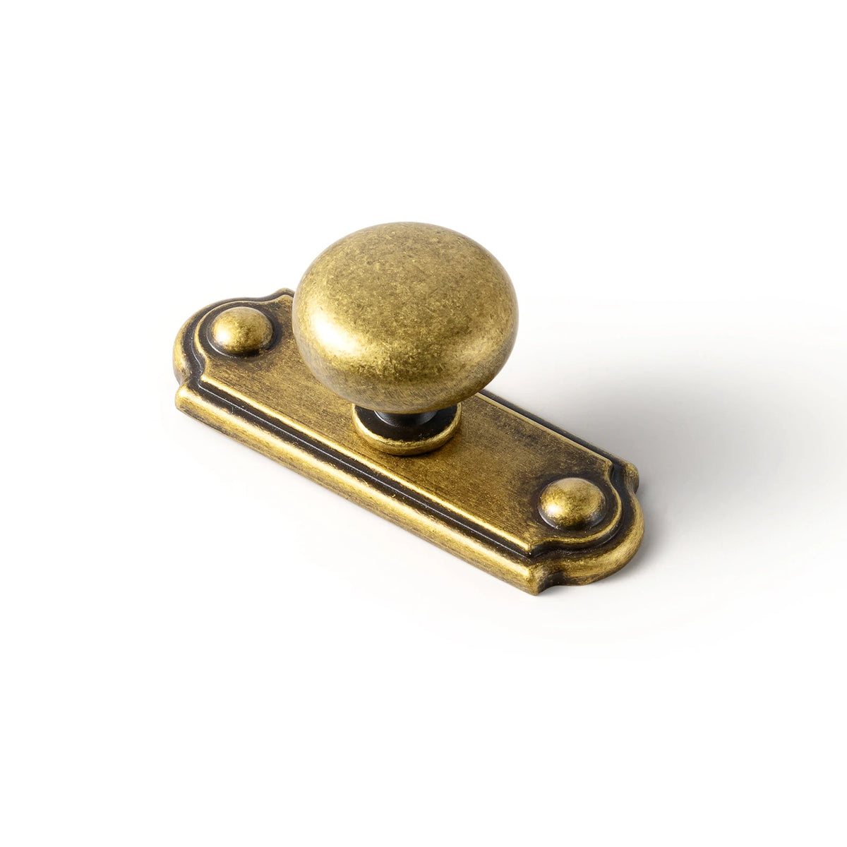 The Éclat Cabinet Knob — Satin Nickel & Brushed Brass