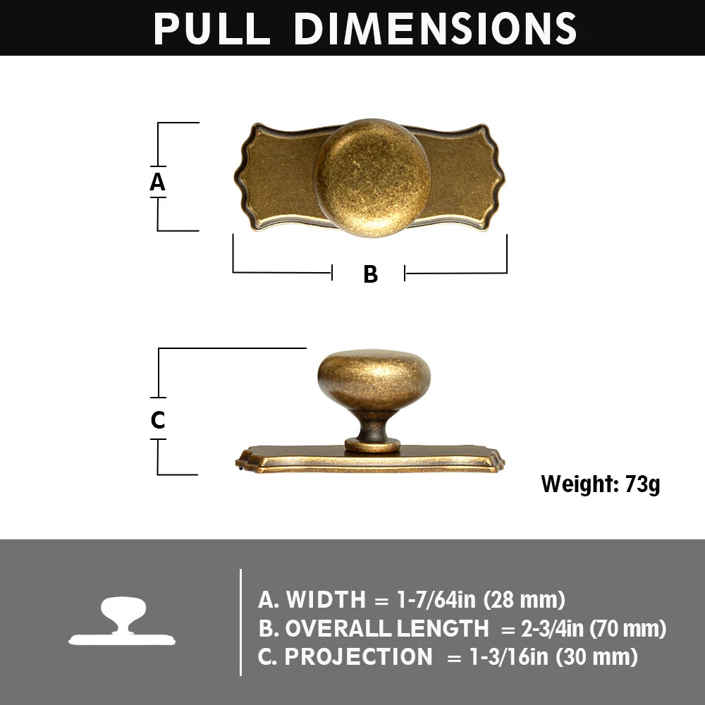 The Éclat Cabinet Knob — Satin Nickel & Brushed Brass