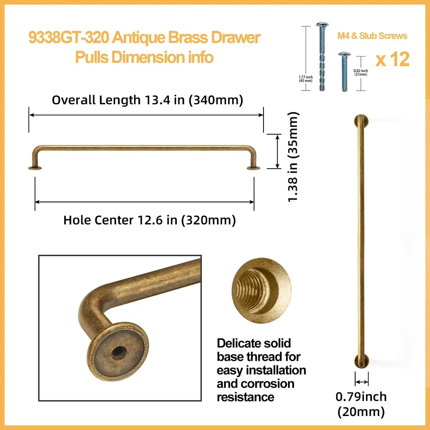 The Heritage Drawer Bar Pull — Satin Nickel