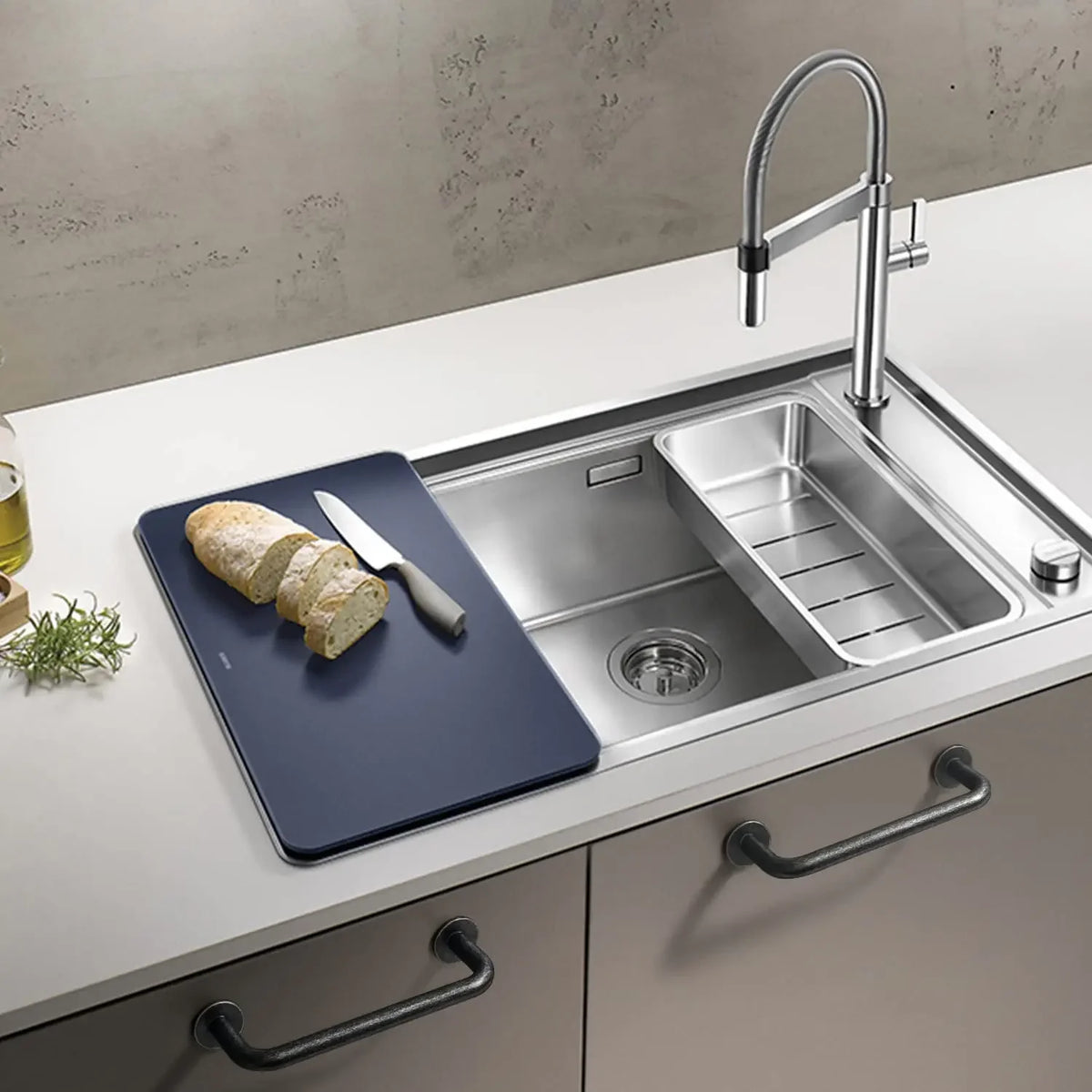 The Heritage Drawer Bar Pull — Satin Nickel