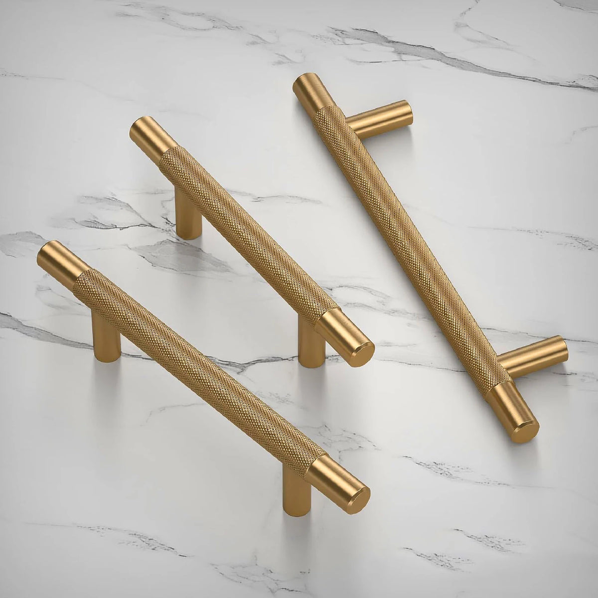 The Studio Bronze Cabinet Bar Pull (10-Pack) — Brushed Brass