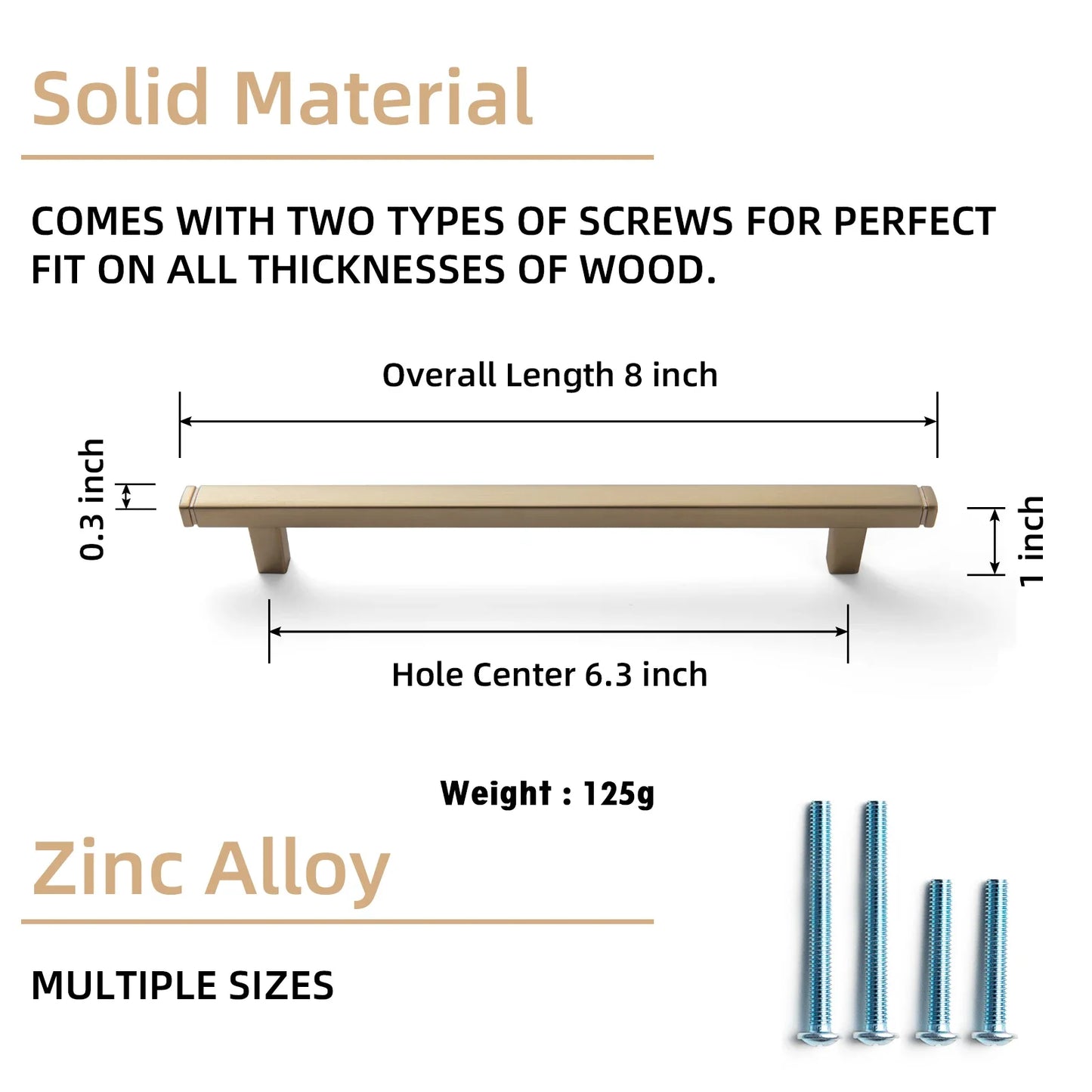 The Straight Drawer Bar Pull — Oil-Rubbed Bronze